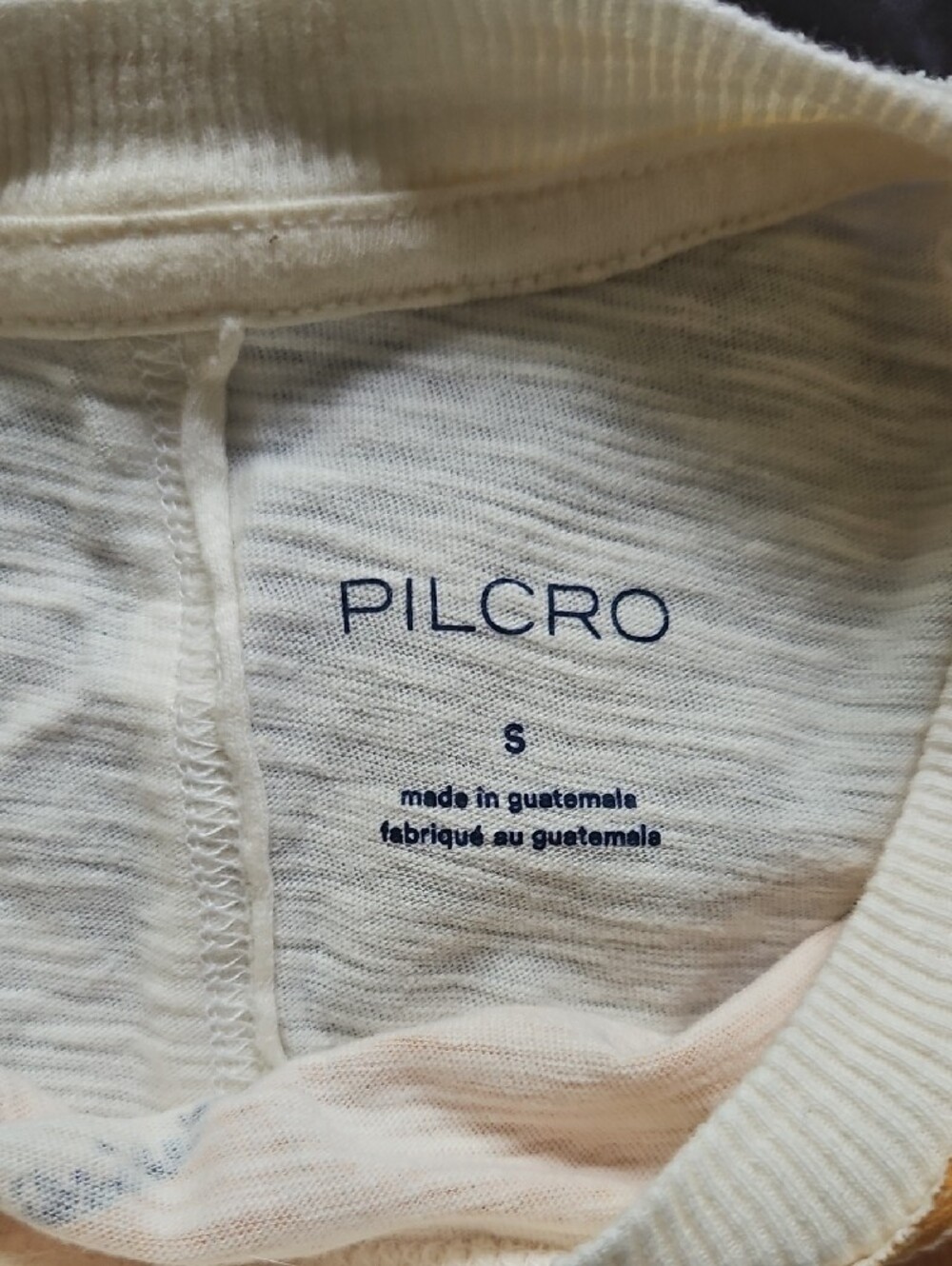 Pilcro White & Orange Graphic Sleeveless Tank - Picture 3 of 5